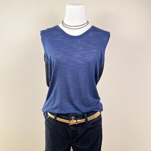 BCBG MAX AZRIA High-Low Hem Sleeveless Coby Top